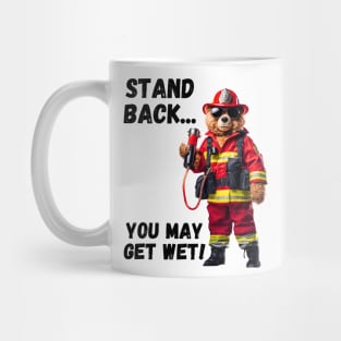 Teddy Bear Firefighter Mug